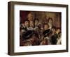 The Rite of Napoleon. Detail Depicting the Brothers of Napoleon (Joseph Bonaparte, 1768-1844 and Lo-Jacques Louis David-Framed Giclee Print