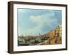 The Riva Degli Schiavoni, 1724-30-Canaletto-Framed Giclee Print