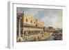 The Riva Degli Schiavoni, Venice-Canaletto-Framed Giclee Print