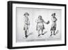 The Rival Candidates, 1784-Isaac Cruikshank-Framed Giclee Print