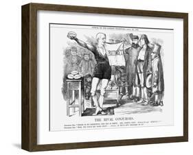 The Rival Con Jurors, 1869-John Tenniel-Framed Giclee Print