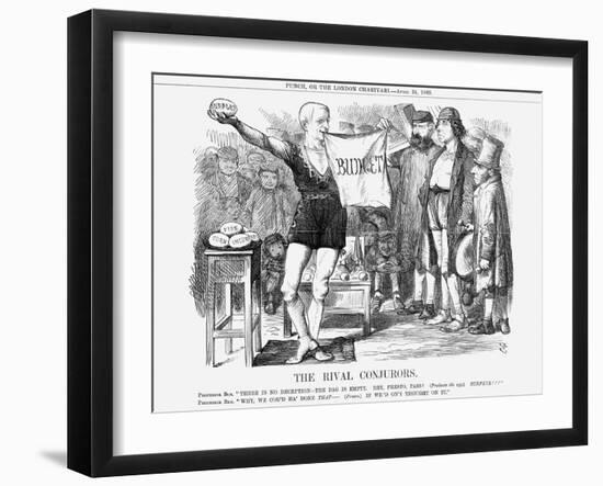 The Rival Con Jurors, 1869-John Tenniel-Framed Giclee Print