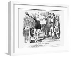 The Rival Con Jurors, 1869-John Tenniel-Framed Giclee Print