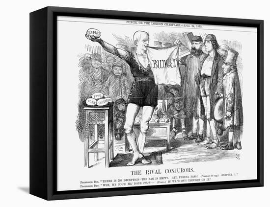 The Rival Con Jurors, 1869-John Tenniel-Framed Stretched Canvas