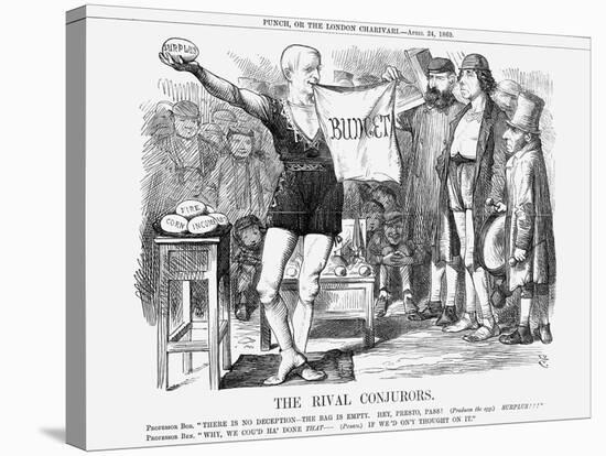 The Rival Con Jurors, 1869-John Tenniel-Stretched Canvas