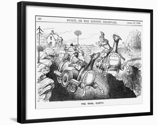 The Rival Curtii, 1858-null-Framed Giclee Print