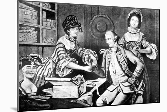 The Rival Milliners, 1770-John Collet-Mounted Giclee Print
