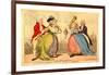 The Rival Queens or a Political Heat for Rege and Grege-null-Framed Giclee Print