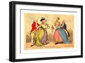 The Rival Queens or a Political Heat for Rege and Grege-null-Framed Giclee Print