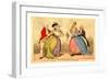 The Rival Queens or a Political Heat for Rege and Grege-null-Framed Giclee Print