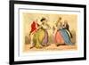 The Rival Queens or a Political Heat for Rege and Grege-null-Framed Giclee Print
