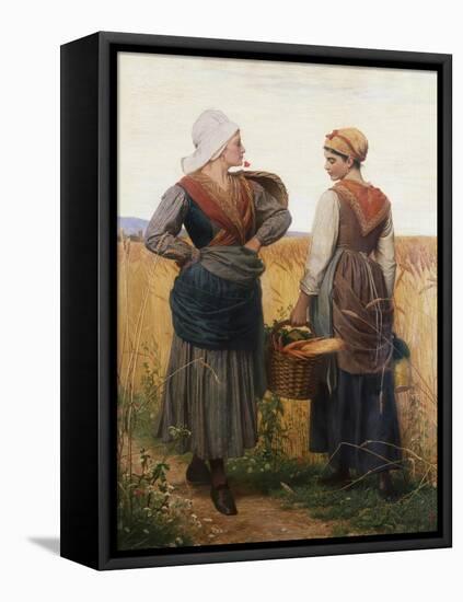 The Rivals-Charles Edward Perugini-Framed Stretched Canvas