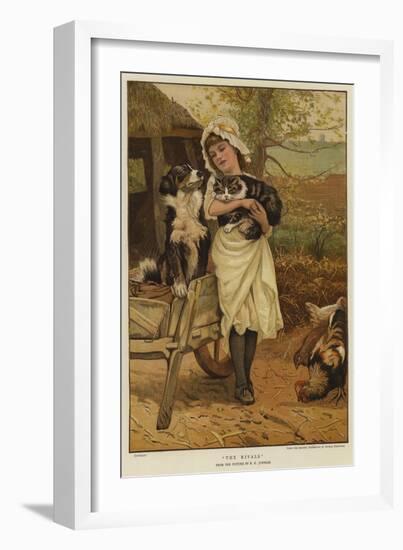 The Rivals-Edward Killingworth Johnson-Framed Giclee Print