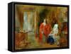 The Rivals-William Powell Frith-Framed Stretched Canvas