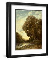 The River, 1896-Henri-Joseph Harpignies-Framed Giclee Print