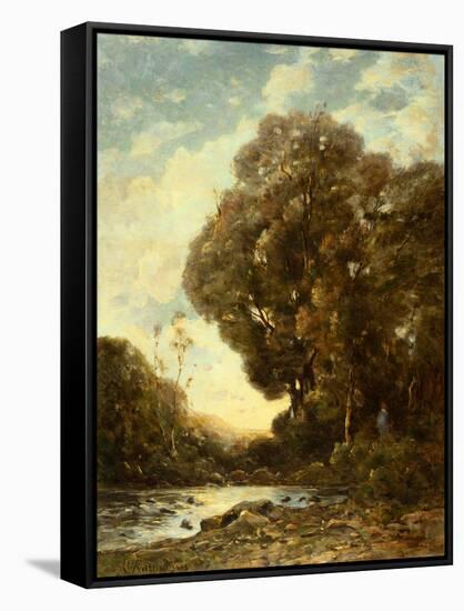 The River, 1896-Henri-Joseph Harpignies-Framed Stretched Canvas