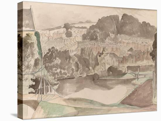 The River at Bures, Suffolk, C.1935-John Northcote Nash-Stretched Canvas