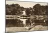 The River at the Isleworth Ferry Looking Towards the Green Glades of Kew Gardens-English Photographer-Mounted Giclee Print