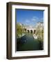 The River Avon and Pulteney Bridge, Bath, Avon, England, UK-Chris Nicholson-Framed Premium Photographic Print