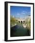 The River Avon and Pulteney Bridge, Bath, Avon, England, UK-Chris Nicholson-Framed Photographic Print