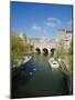 The River Avon and Pulteney Bridge, Bath, Avon, England, UK-Chris Nicholson-Mounted Photographic Print