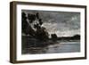 The River Bank, 1866-Charles François Daubigny-Framed Giclee Print