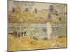 The River Bank, 1906-Childe Hassam-Mounted Premium Giclee Print