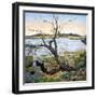 The River Colne-Cristiana Angelini-Framed Giclee Print