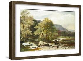 The River Conway, North Wales-Sidney Richard Percy-Framed Giclee Print