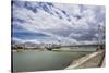 The River Danube, the Elisabeth Bridge, the Town of Pest-Massimo Borchi-Stretched Canvas