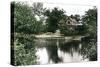 The River Dee at Chester, Cheshire, 1926-null-Stretched Canvas