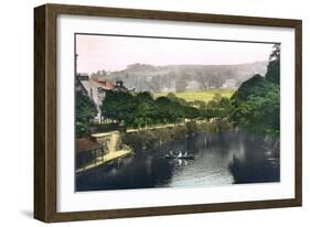 The River Derwent at Matllock, Derbyshire, 1926-null-Framed Giclee Print