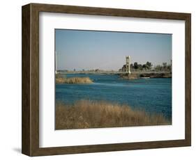 The River Euphrates at Deir Ez-Zur, Syria, Middle East-S Friberg-Framed Photographic Print