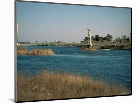 The River Euphrates at Deir Ez-Zur, Syria, Middle East-S Friberg-Mounted Photographic Print
