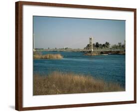 The River Euphrates at Deir Ez-Zur, Syria, Middle East-S Friberg-Framed Photographic Print