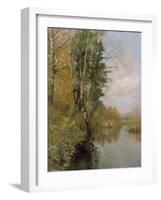 The River Frome, Morton nr Dorchester, 1901-Frederick William Newton Whitehead-Framed Giclee Print