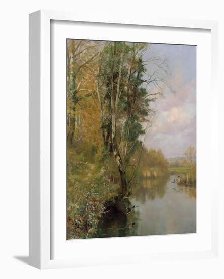 The River Frome, Morton nr Dorchester, 1901-Frederick William Newton Whitehead-Framed Giclee Print