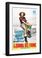 The River Girl 1955 (La Donna Del Fiume)-null-Framed Giclee Print