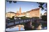 The River Ill and La Petite France, Strasbourg, Bas-Rhin, Alsace, France, Europe-Julian Elliott-Mounted Photographic Print