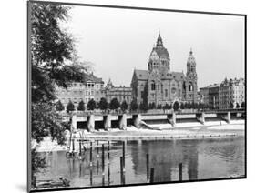 The River Isar at Munich, circa 1910-Jousset-Mounted Giclee Print