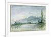 The River Isere at Grenoble, 1877-Johan-Barthold Jongkind-Framed Giclee Print