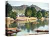 The River Jhelum and Clubhouse at Srinagar, India, Early 20th Century-null-Stretched Canvas