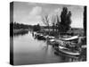 The River Lea-Fred Musto-Stretched Canvas