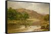 The River Llugwy, Bettws-Y-Coed-Benjamin William Leader-Framed Stretched Canvas