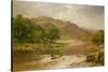 The River Llugwy, Bettws-Y-Coed-Benjamin William Leader-Stretched Canvas