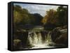 The River Lynn, Devon-John Brandon Smith-Framed Stretched Canvas