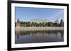 The River Moskva with the Kremlin, Moscow, Russia, Europe-Martin Child-Framed Photographic Print