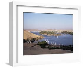 The River Nile, Including Kitcheners and Elephantine Island, Aswan, Egypt, North Africa, Africa-Philip Craven-Framed Photographic Print