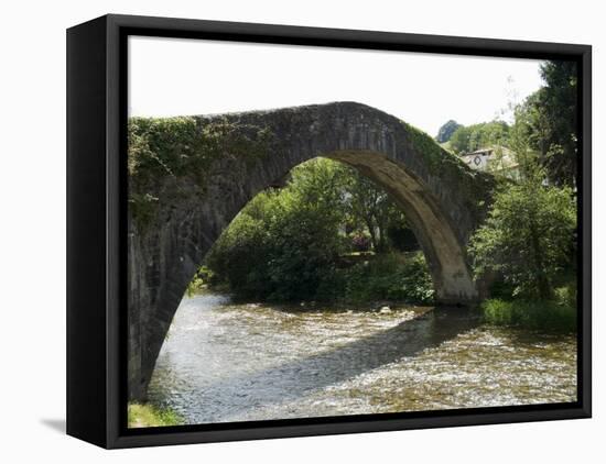 The River Nive, St. Etienne De Baigorry, Basque Country, Pyrenees-Atlantiques, Aquitaine, France-R H Productions-Framed Stretched Canvas