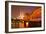 The River Rhine and Cologne Cathedral at Night, Cologne, North Rhine-Westphalia, Germany, Europe-Julian Elliott-Framed Photographic Print